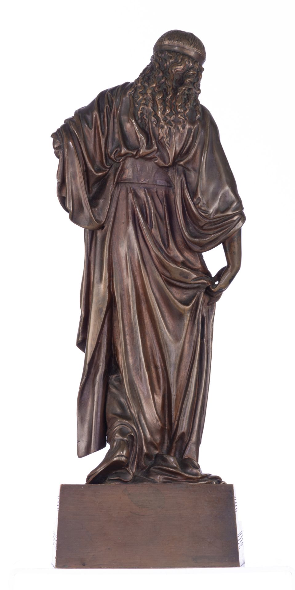 Dumaige H., Salome, patinated bronze, H 38,5 cm - Image 3 of 6