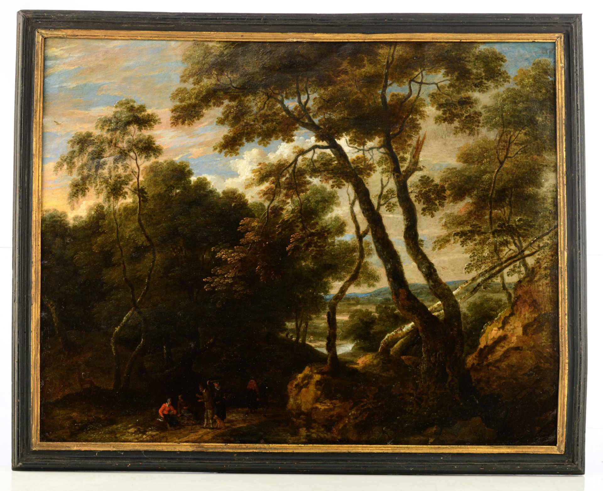 No visible signature, resting figures in theÿSonian Forest, in the manner of Jacques d'Artois (the S - Bild 2 aus 6