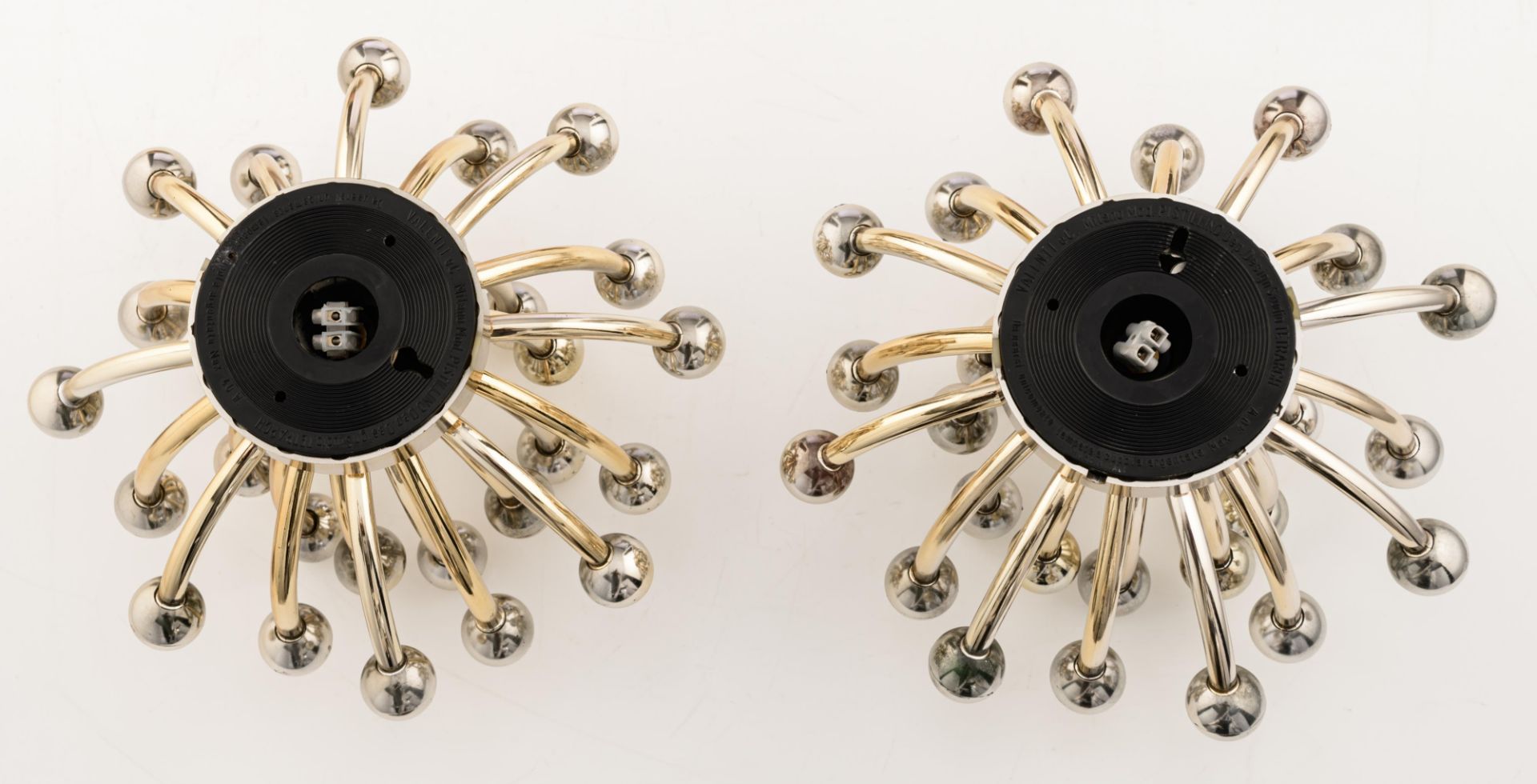 A pair of Pistillino wall or ceiling lights, Studio Tetrarch for Valenti & Co., Italy, chrome plated - Bild 2 aus 6