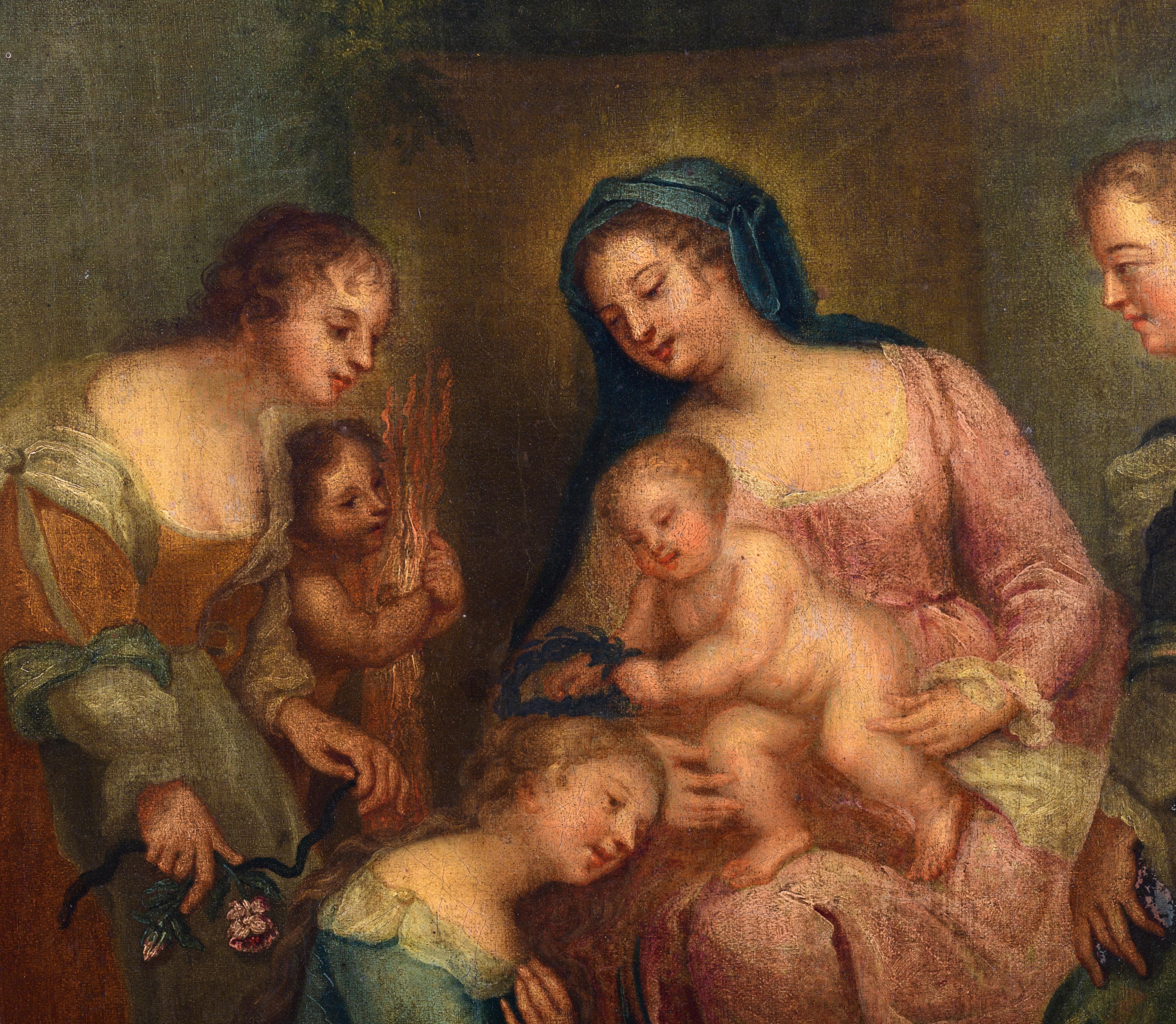 Unsigned, three religious works depicting two scenes with the Madonna holding the Holy Child (in whi - Image 14 of 20