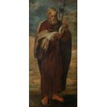 No visible signature,ÿMatthew the Evangelist, 17thC, oil on canvas, 101 x 219 cm , Provenance: the f