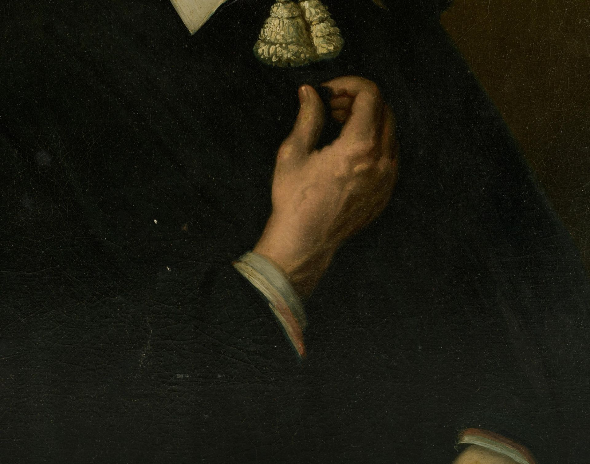 No visible signature, the portrait of a nobleman, the Northern Netherlands, oil on canvas, 65,5 x 83 - Image 8 of 9