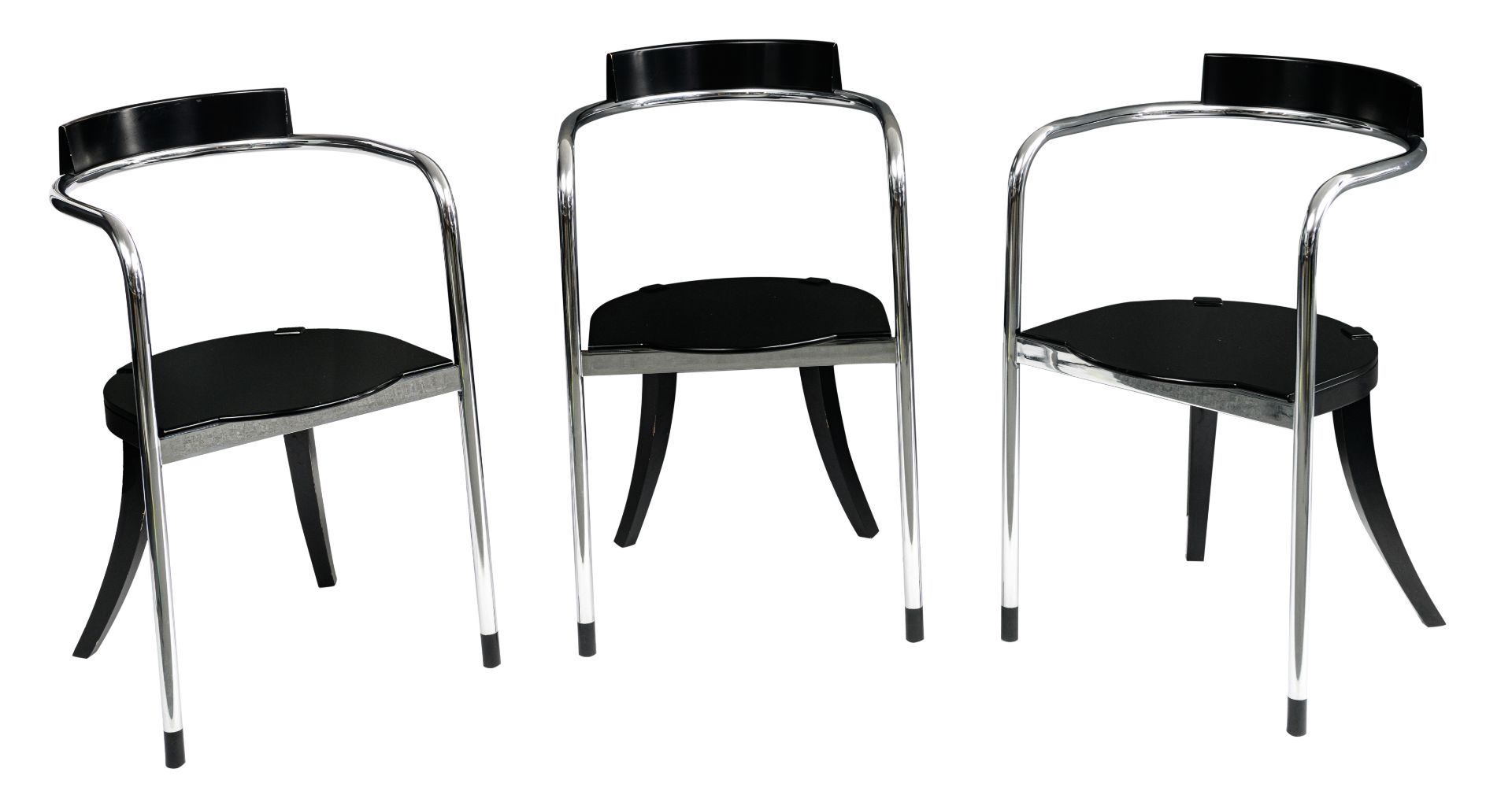 A set of twelve 'Fauno' dining chairs, design by David Palterer for Zanotta, marked Zanotta, made in - Bild 25 aus 25