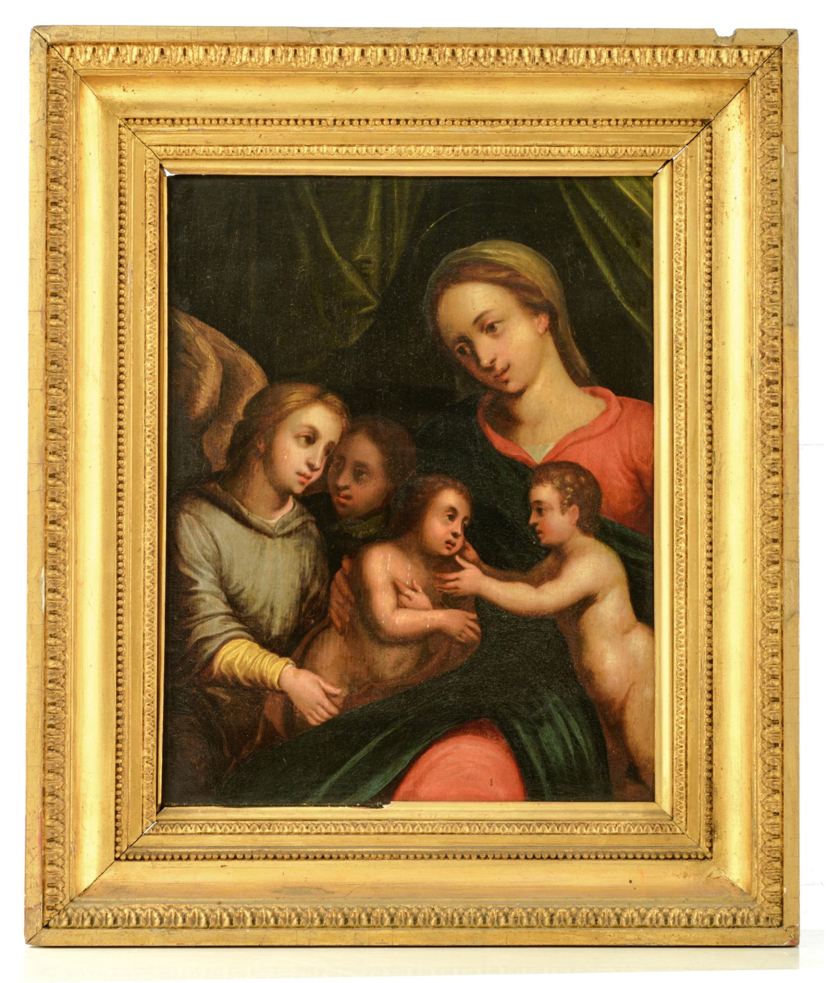 Unsigned, three religious works depicting two scenes with the Madonna holding the Holy Child (in whi - Bild 3 aus 20