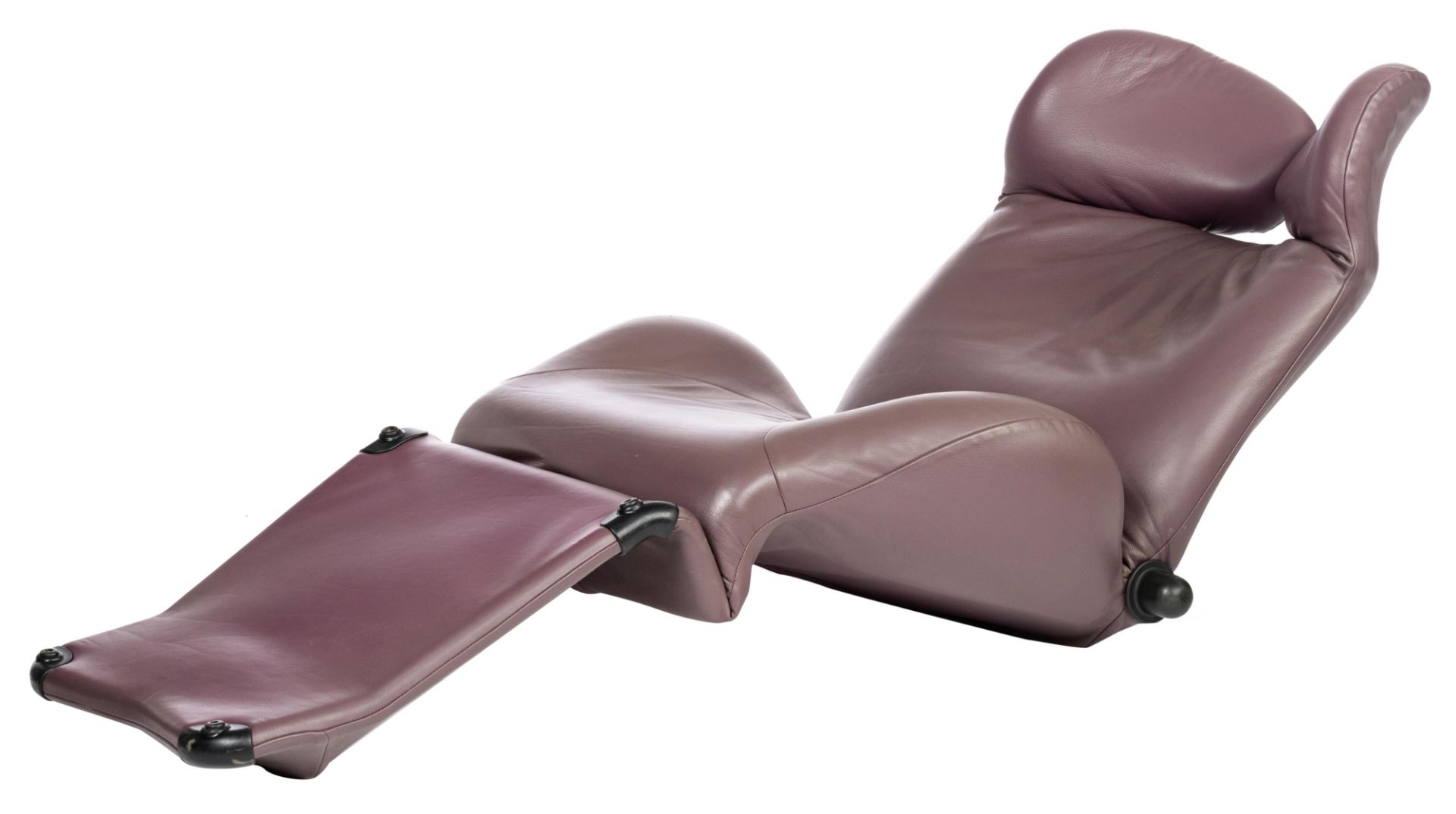 A cassina wink fauteuil, with easily removable covers, H 102 - L 135 - D 83 cm,ÿdimensions in lying