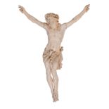 A finely sculpted ivory Corpus Christi, 19thC, H 24,1 - W 18,1 cm, total weight: 265 g, Added expert