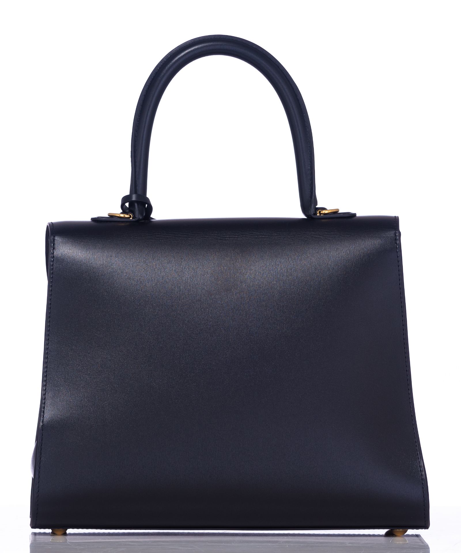 A black leather Delvaux Brillant Bolshoi MMS 'Winter Rhapsody' handbag, displaying Slavic winter lan - Image 4 of 14