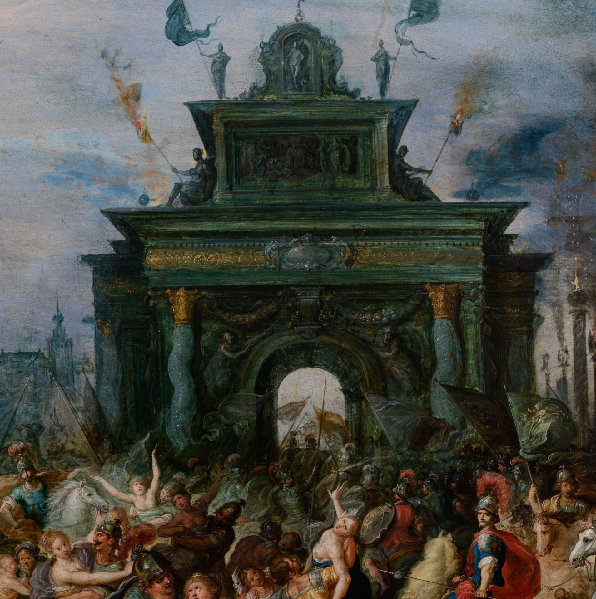 Attributed To Frans Francken The Younger (Signed to the lower right corner 'Frans...F[Ecit]'), - Bild 12 aus 15