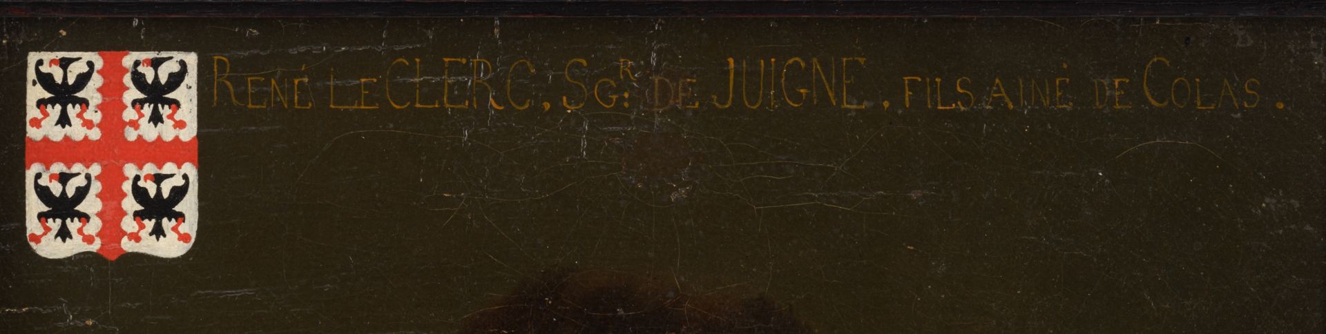 No visible signature, two family portraits of members of the 'Famille Le Clerc de Juign‚', with insc - Bild 5 aus 6