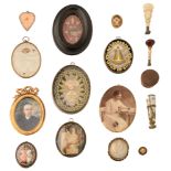 All kinds of collectables, consisting of various 18th & 19thC relics of saints and one special relic