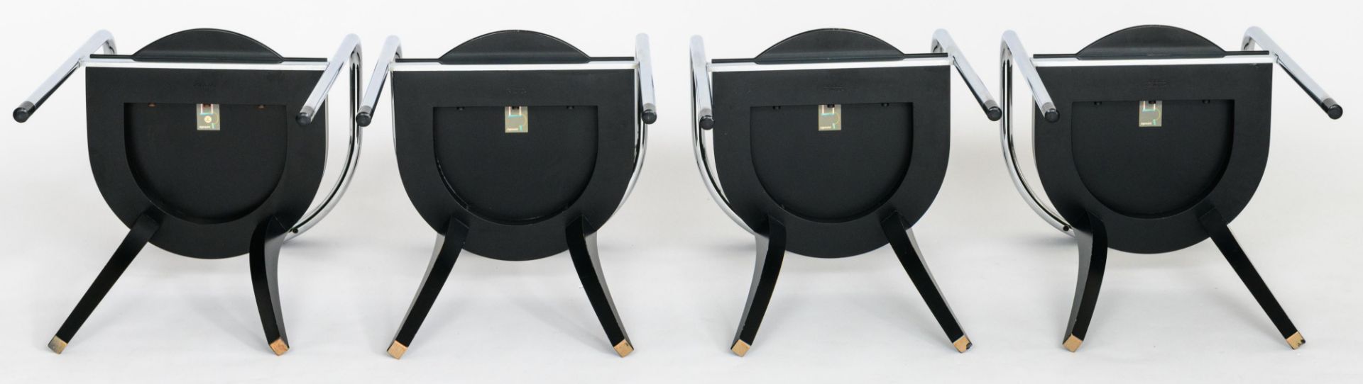 A set of twelve 'Fauno' dining chairs, design by David Palterer for Zanotta, marked Zanotta, made in - Bild 13 aus 25
