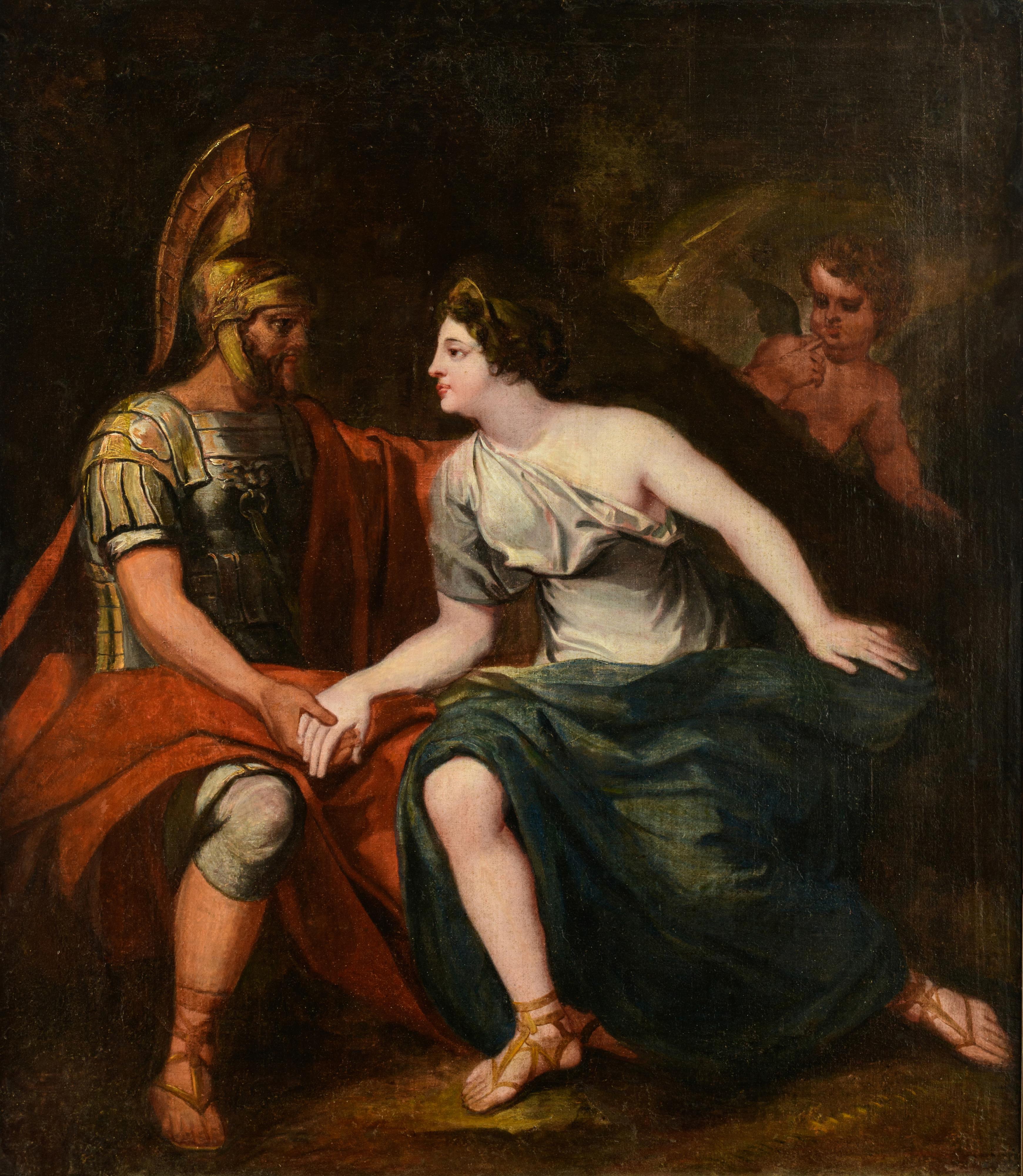 No visible signature,ÿHector's farewell to Andromache, late 18thC / early 19thC, oil on canvas, 100