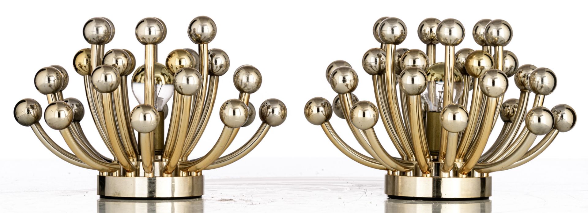 A pair of Pistillino wall or ceiling lights, Studio Tetrarch for Valenti & Co., Italy, chrome plated - Bild 6 aus 6