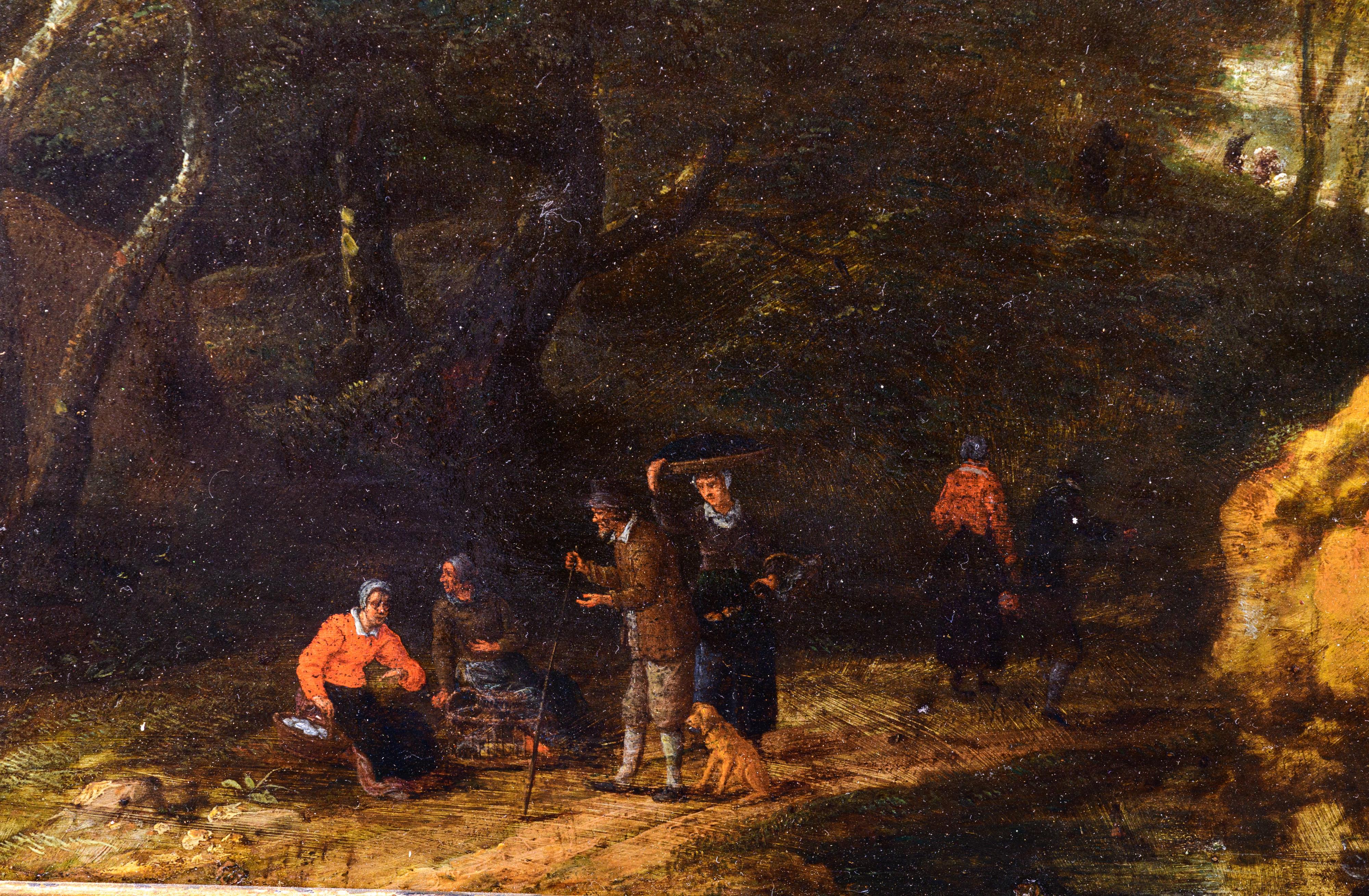 No visible signature, resting figures in theÿSonian Forest, in the manner of Jacques d'Artois (the S - Image 5 of 6