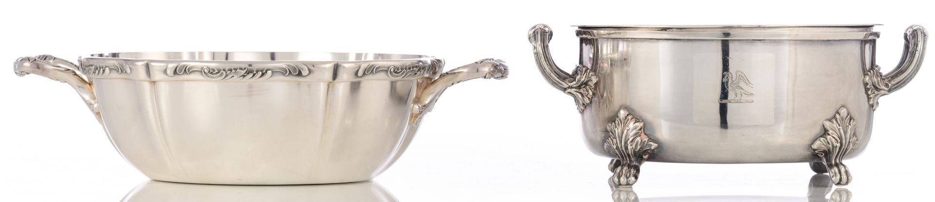 A Neoclassical Sheffield silver-plated tureen, maker's mark William Hutton & Son, 19th / 20thC, W 36 - Image 41 of 56