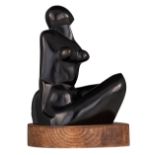 Kobro K., a female nude, Hors Commerce, with a casting mark 'Clementi cire perdue Meudon', patinated