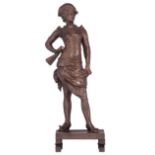 Richard A. 'Columbine', brown patinated bronze, H 59,5 cm