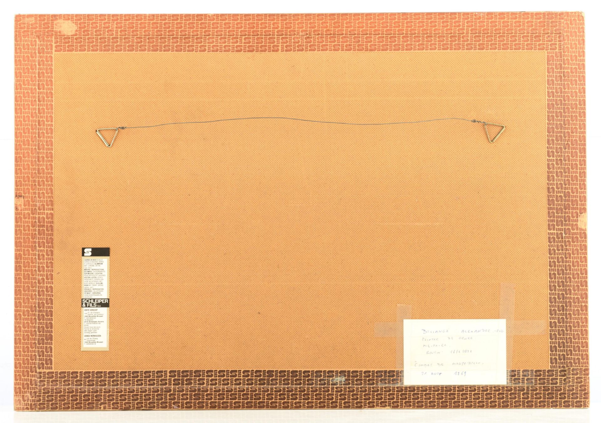 Bellang‚ A., 'Combat de Montebello', pencil and ink on paper, 30 x 52 cm - Image 3 of 7
