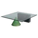 A 'Kono' coffee table, by Massimo & Lella Vignelli for Casigliani, H 37 - W 119,5 - D 118,5 cm