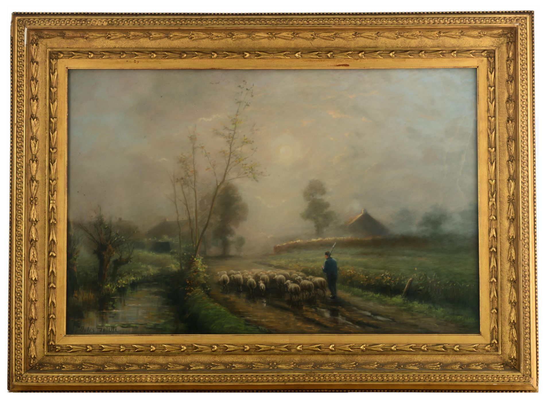 Jules Guiette (1852-1901), 64 x 99 cm - Bild 2 aus 6