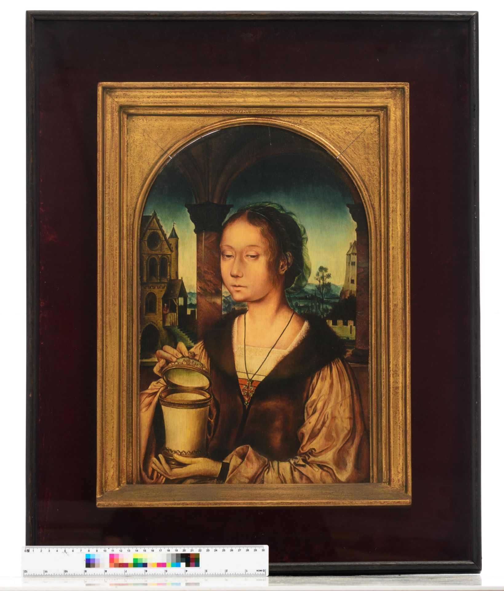 After Quentin Matsys (1466–1530), St. Mary Magdalene, 30,5 x 47 cm - Bild 7 aus 7