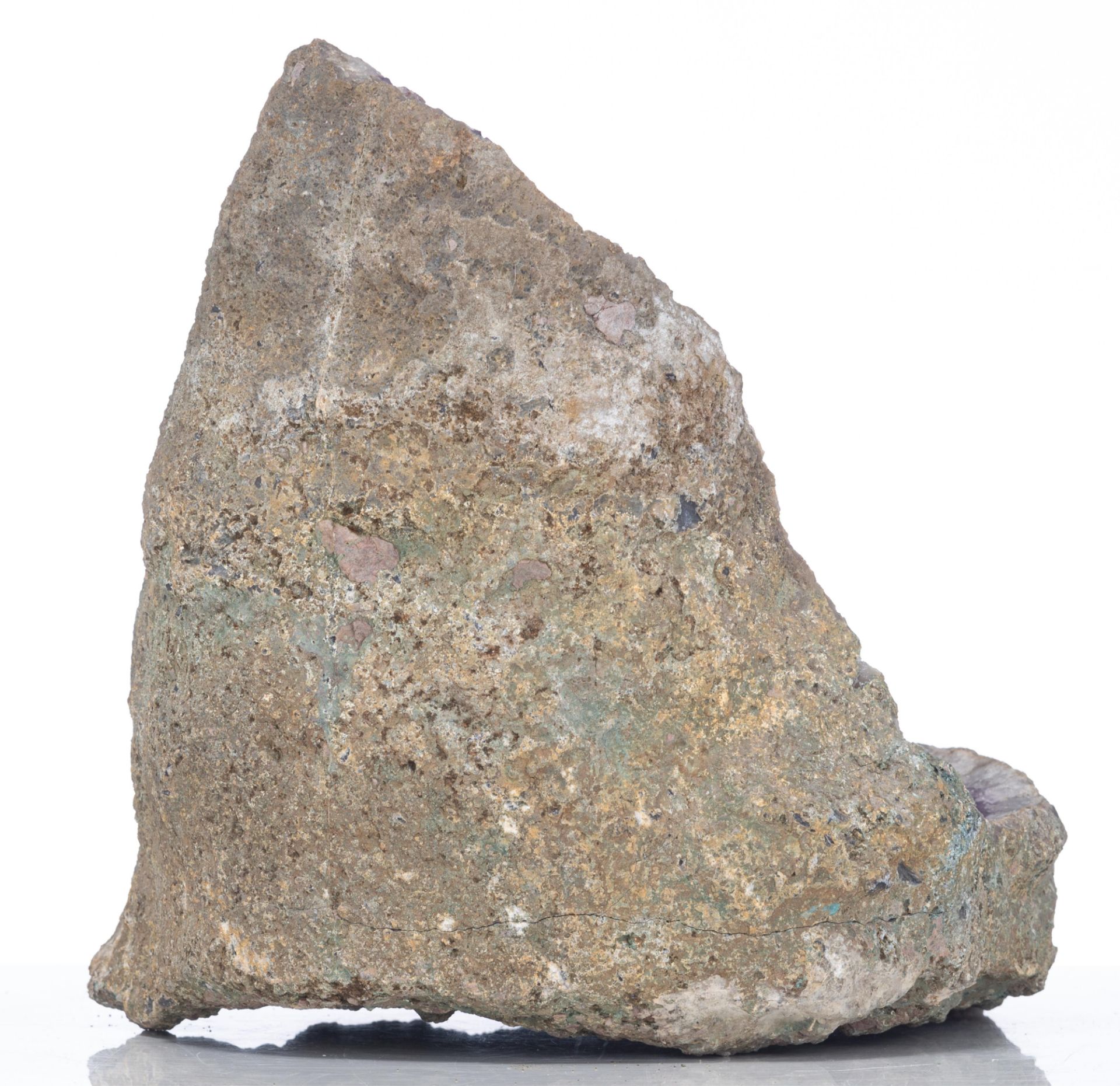 A collection of eight minerals, H 6 - 32 cm - Bild 10 aus 23