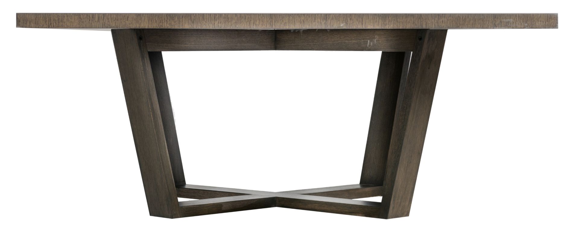 A square 'Xilos' dining table, by Antonio Citterio for B&B Italia, H 178 - W 73 cm - Image 5 of 13
