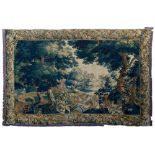 A French Aubusson verdure tapestry, 206 x 258 cm