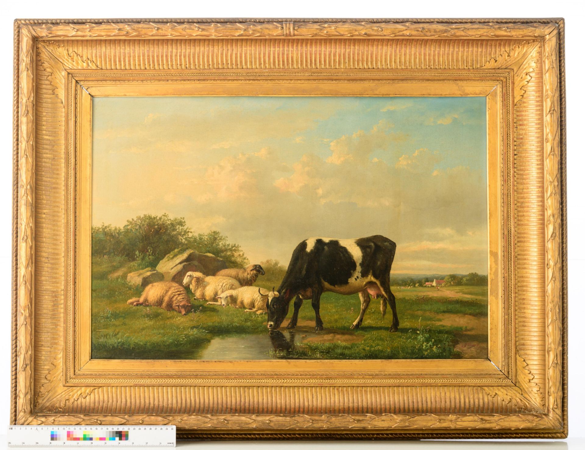 Louis-Pierre Verwee (1807-1877), 51,5 x 76,5 cm - Bild 12 aus 12