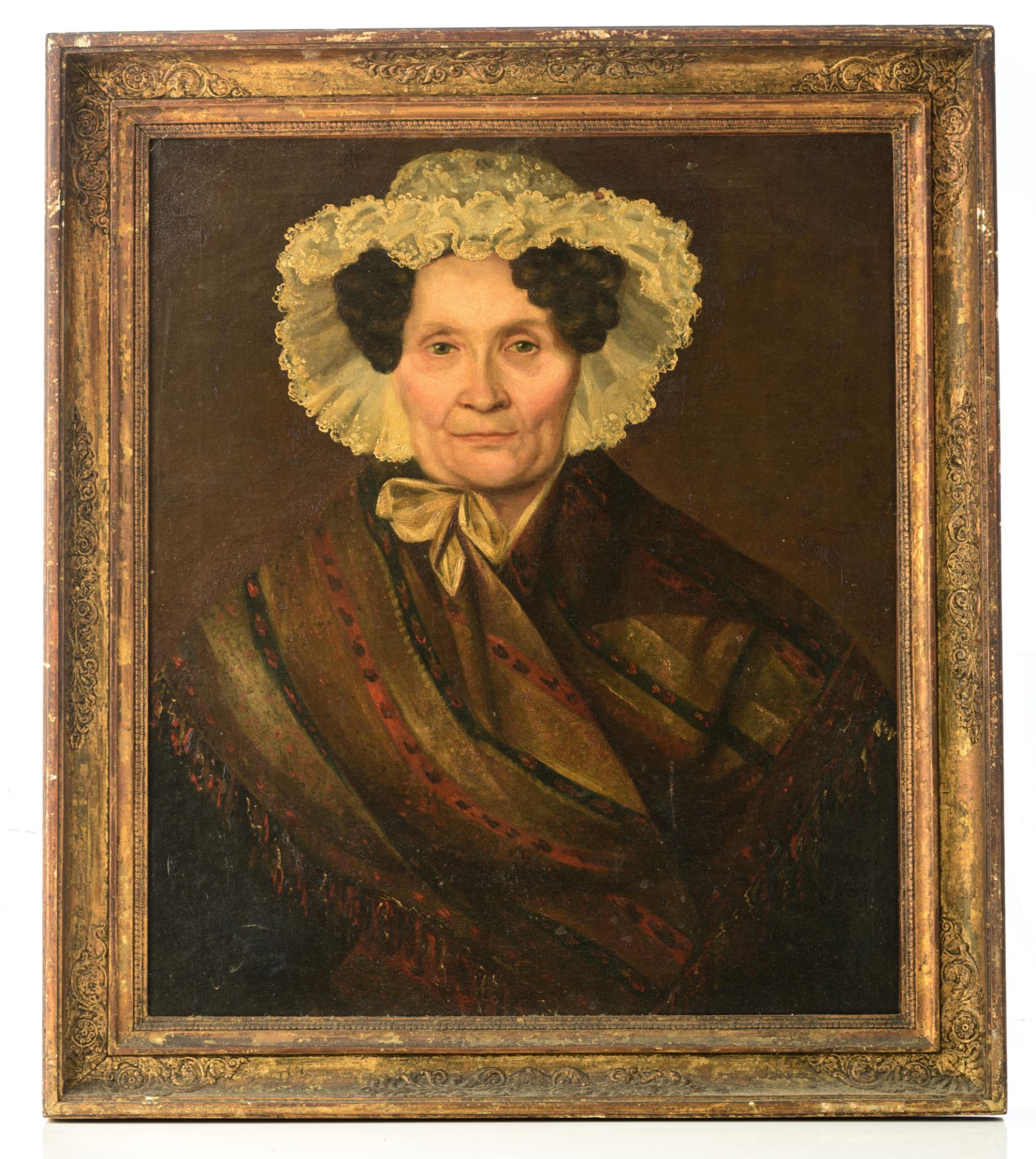 Three 19thC family portraits, 50,5 x 63,5 - 56,5 - 66,5 cm - Bild 6 aus 16