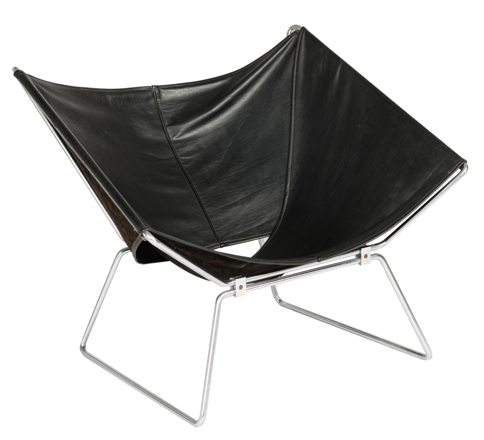 An AP-14 'butterfly' chair by Pierre Paulin for Polak, 1954, H 68,5 - W 77 - D 72 cm