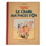 Hergé (1907-1983), a first edition of 'Tintin, Le Crabe aux Pinces d'Or', 1941