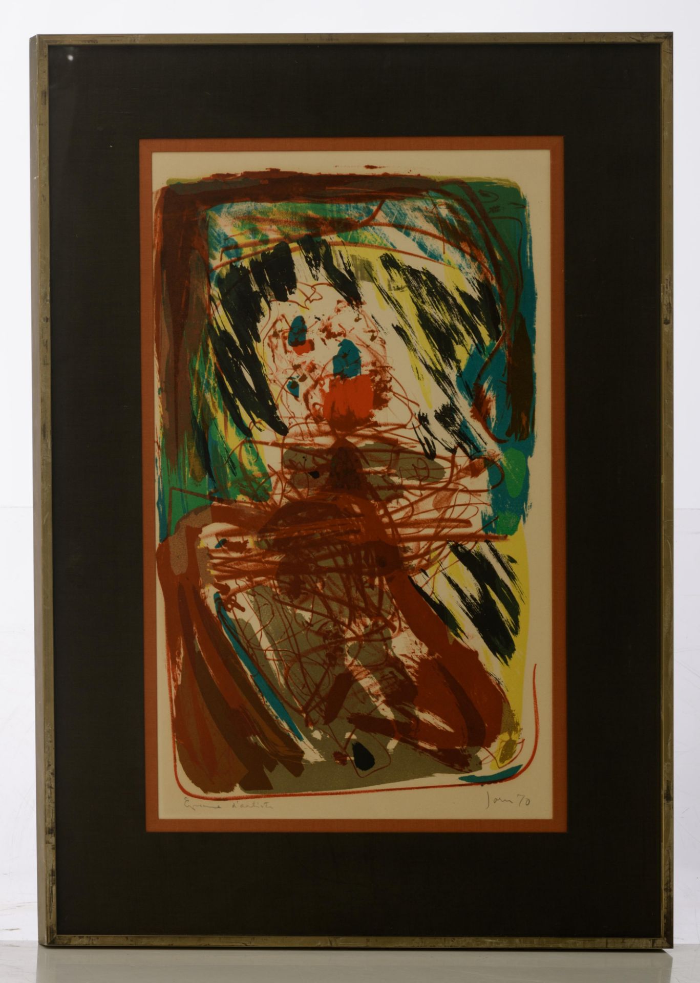 Asger Jorn (1914-1973) 27 x 36,6 - 29 x 48 cm & Carl-Henning Pedersen (1913-2007) 40 x 52 cm - Image 8 of 14