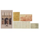 A collection of six Old Masters drawings, 160 x 190 - 219 x 317 mm