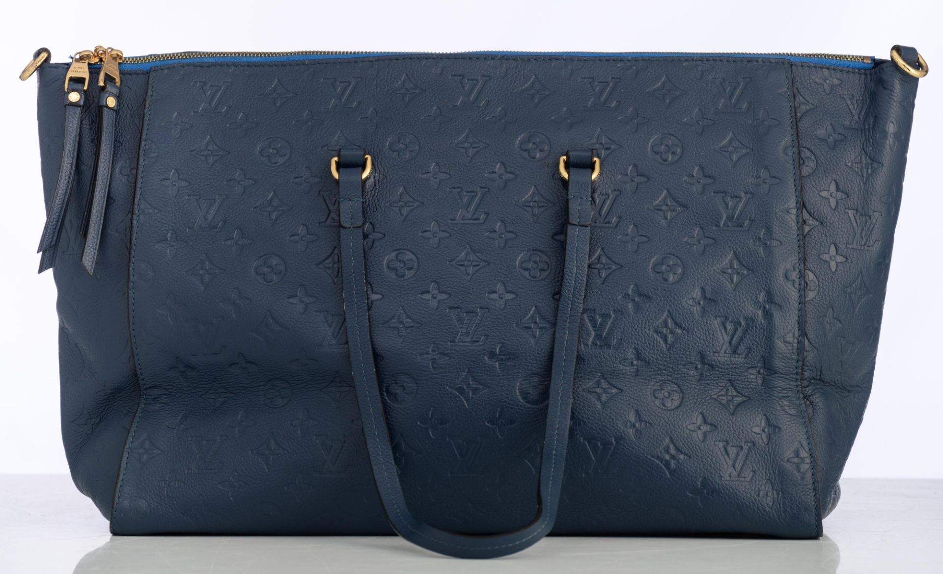 Louis Vuitton, Lumineuse shoulder bag, Blue Monogram Empreinte leather - Image 2 of 11
