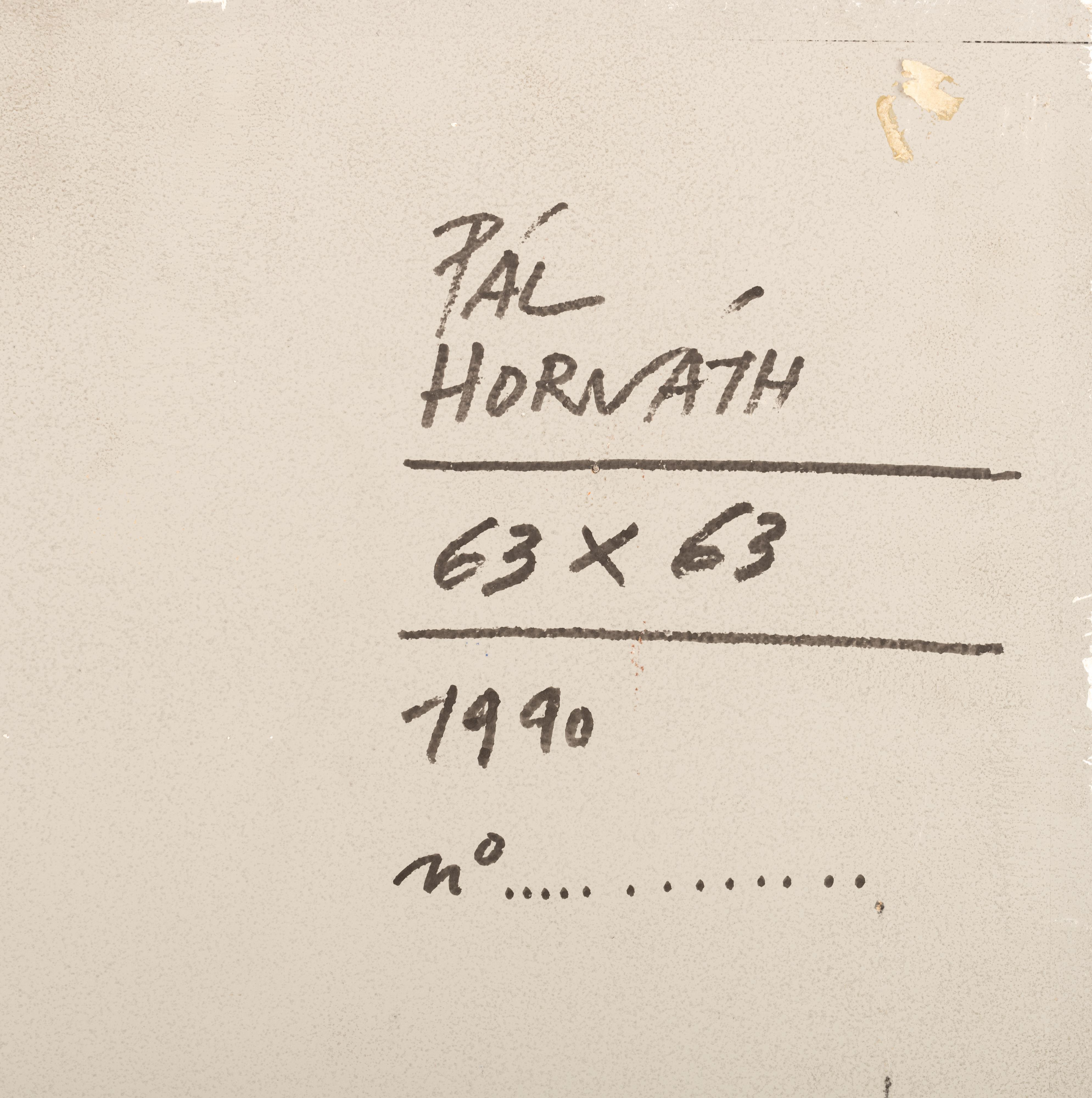 Pal Horvath (1936), 63 x 63 cm - Image 4 of 8