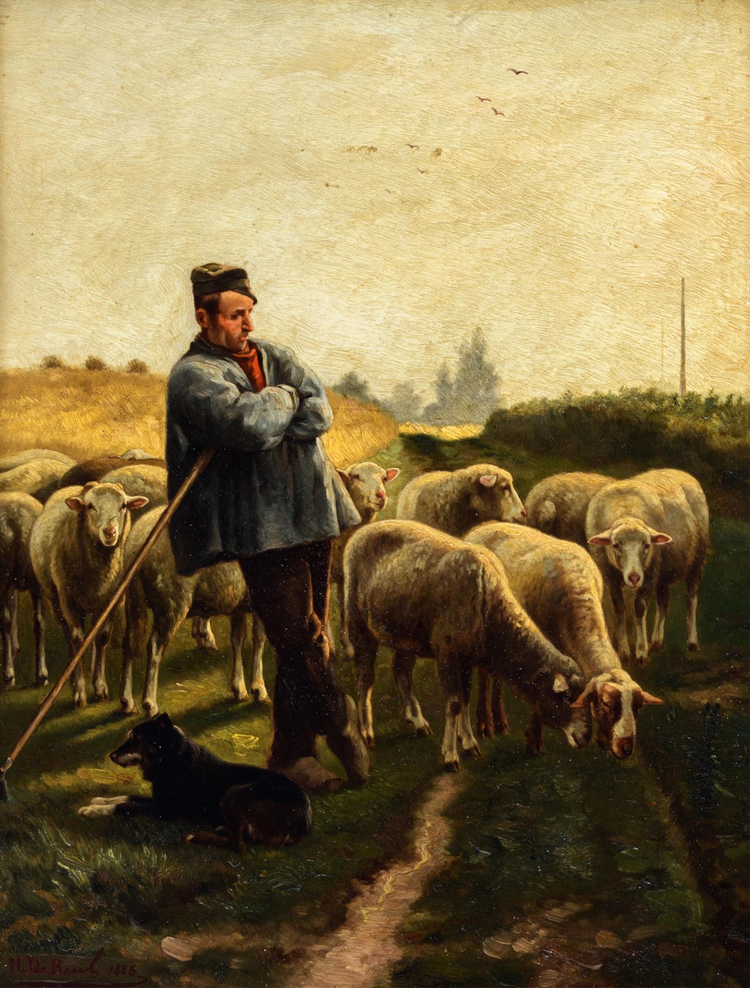 Henri De Beul (1845-1900), 33 x 42 cm