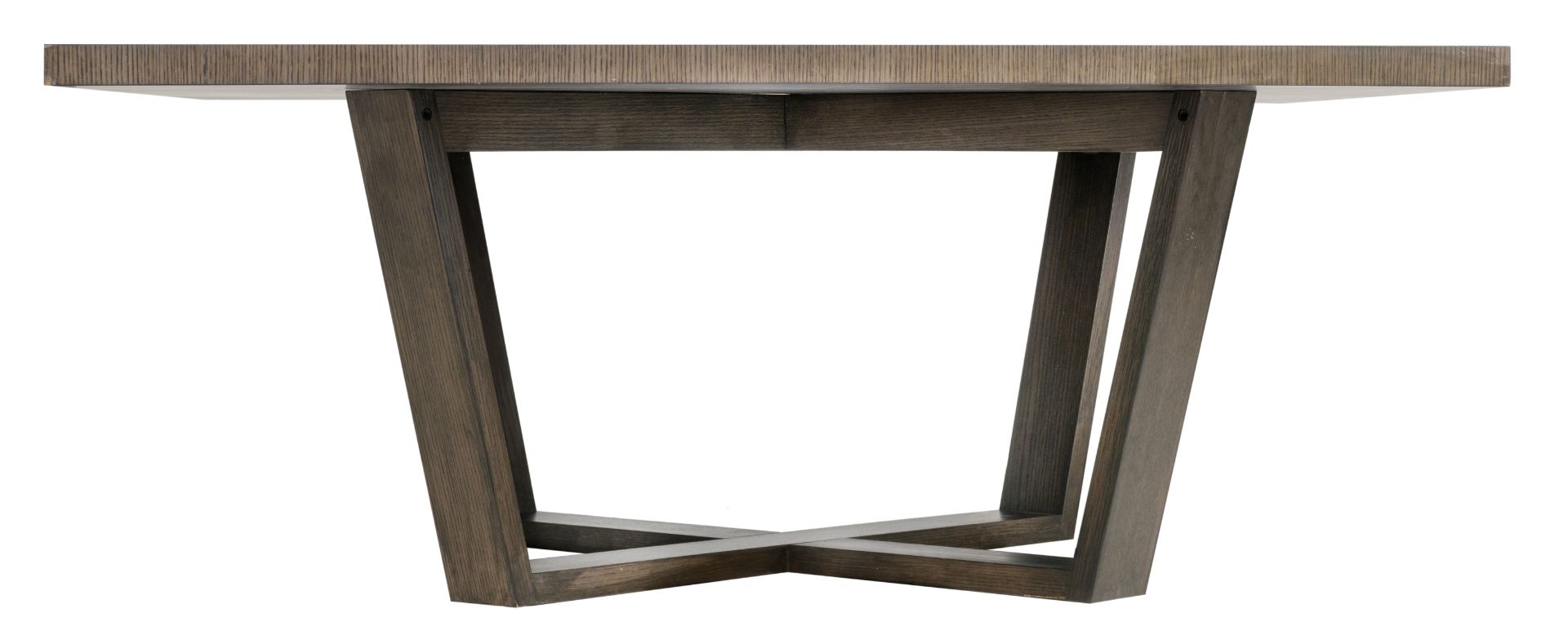 A square 'Xilos' dining table, by Antonio Citterio for B&B Italia, H 178 - W 73 cm - Image 2 of 13