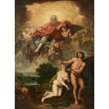 The Expulsion from Paradise, 17th/18thC, 39 x 52 cm