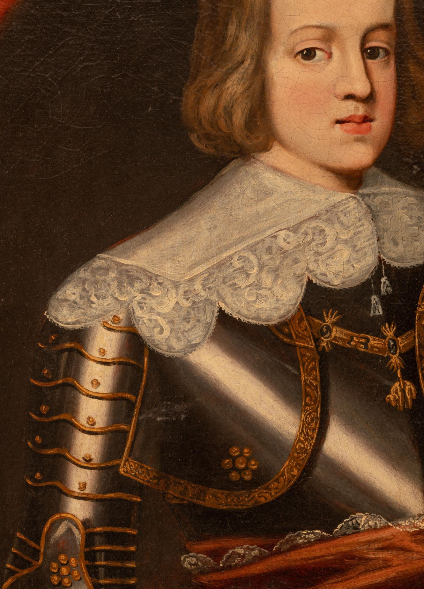 Spanish School, portrait of Balthasar Charles (1629-1646), Prince of Asturias, 105 x 198 cm - Bild 11 aus 12