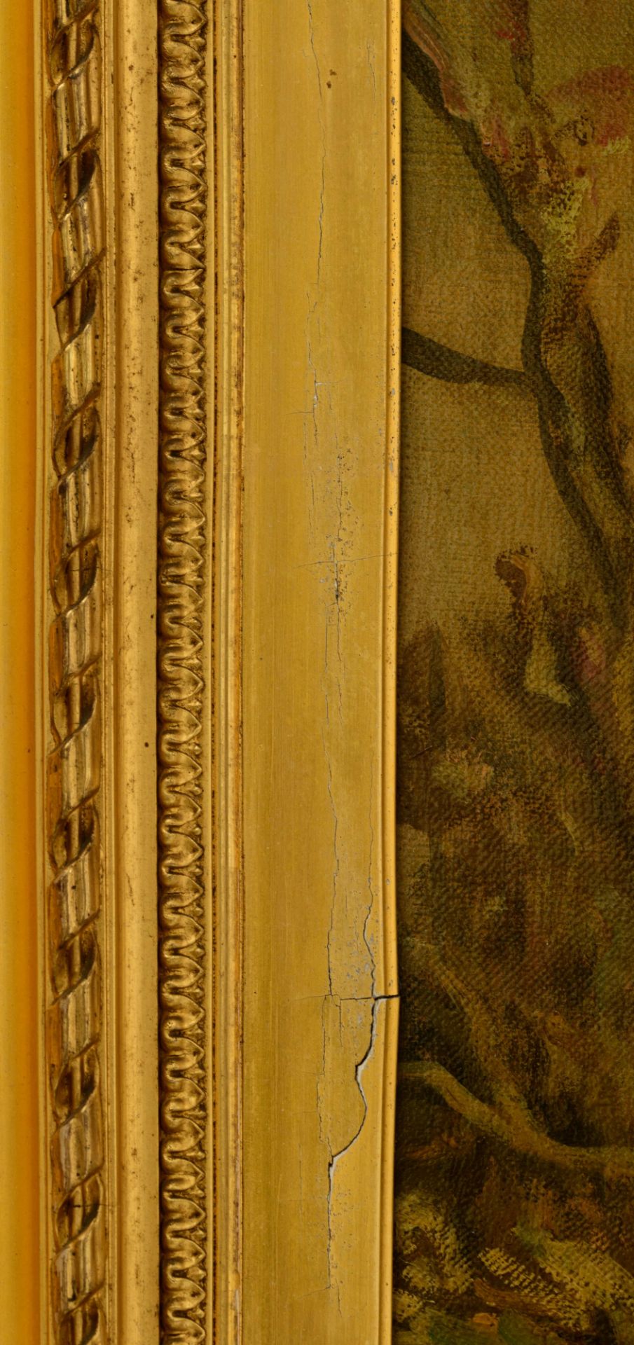 Jan Frans Portaels (1818-1895), 'Aurore', in an imposing frame, 86 x 125 - 122 - 161 cm - Bild 14 aus 14