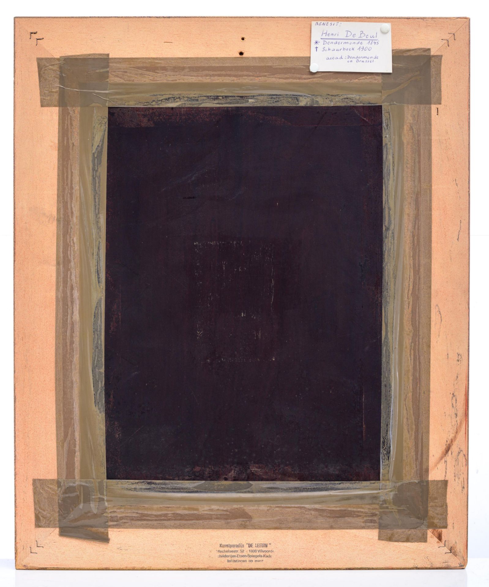 Henri De Beul (1845-1900), 33 x 42 cm - Bild 3 aus 9