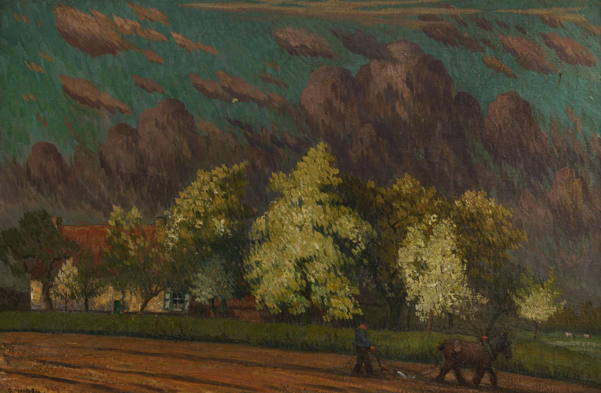 Guillaume Montobio (1883-1962), 71 x 106 cm