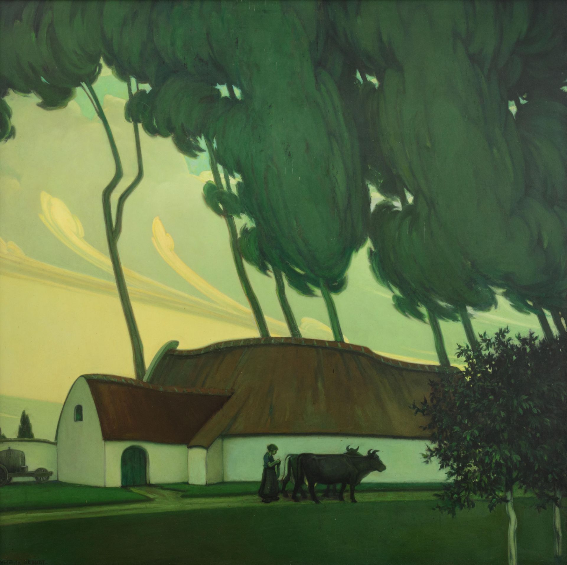 Victor Frans De Budt (1886-1965), 124,5 x 124,5 cm
