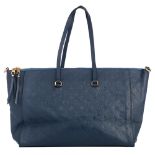 Louis Vuitton, Lumineuse shoulder bag, Blue Monogram Empreinte leather