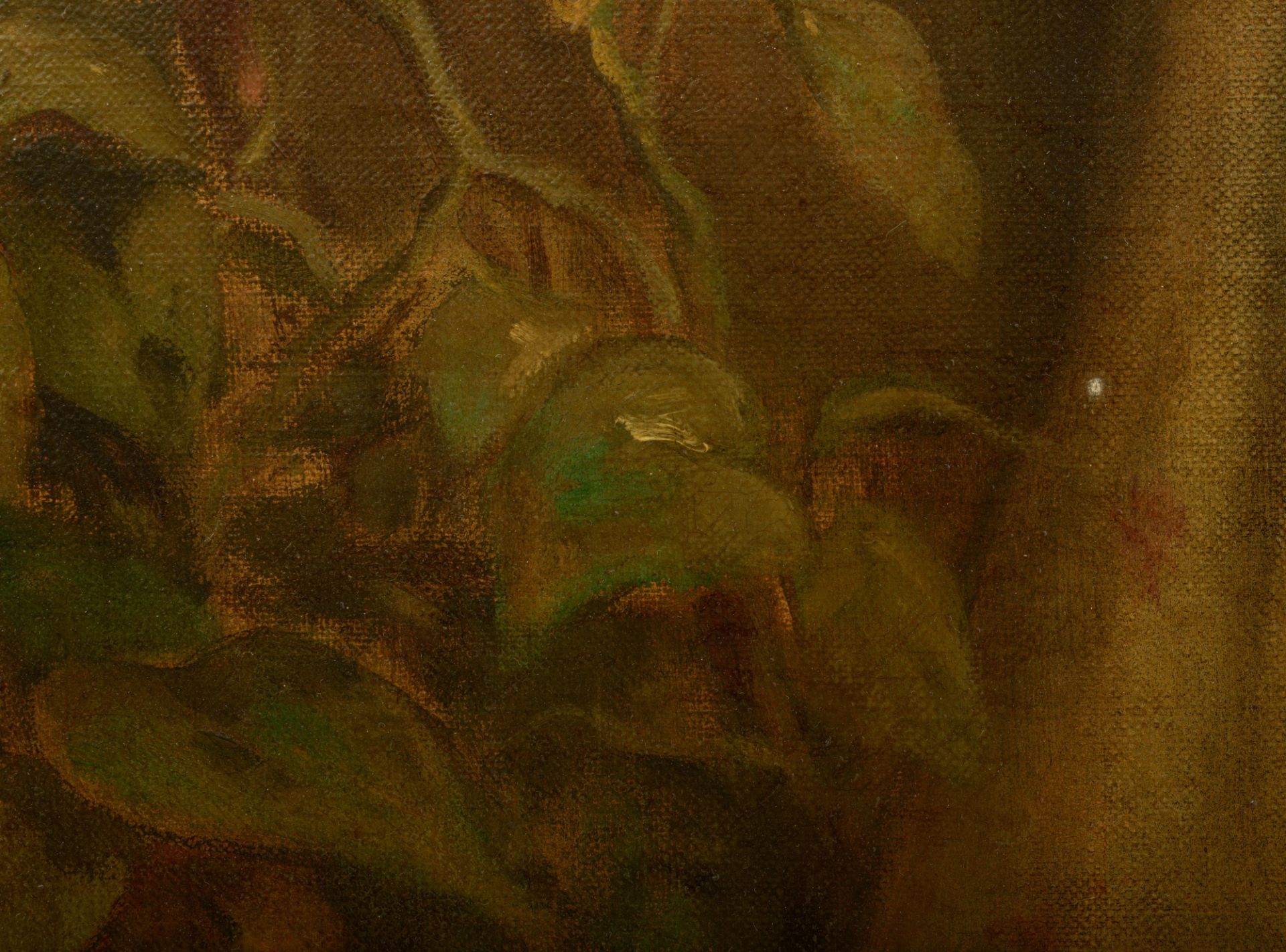 Jan Frans Portaels (1818-1895), 'Aurore', in an imposing frame, 86 x 125 - 122 - 161 cm - Bild 13 aus 14
