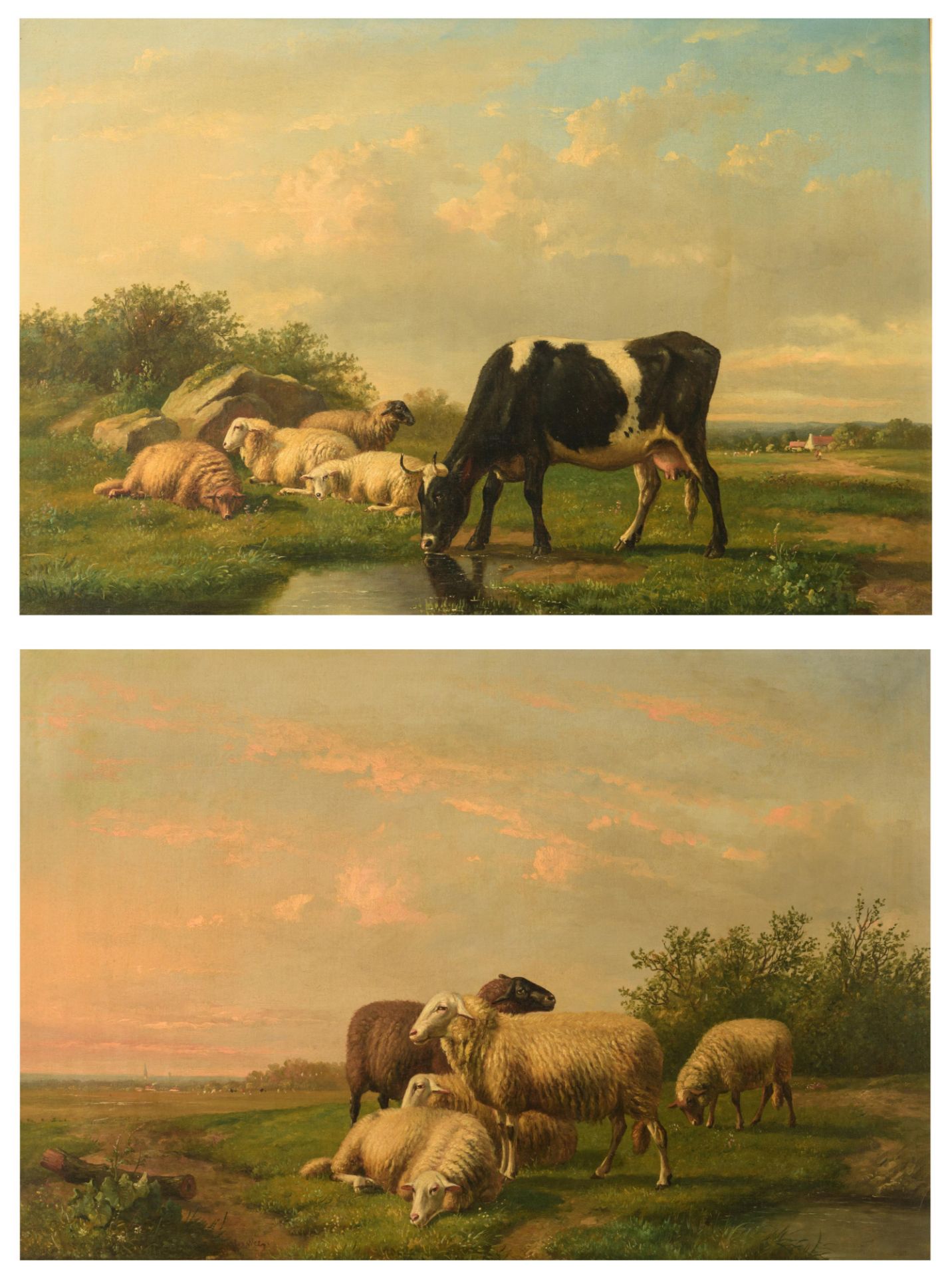Louis-Pierre Verwee (1807-1877), 51,5 x 76,5 cm