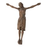 An impressive Corpus Christi, limewood, early 16th century, H 121 - W 112 cm