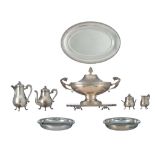 An important lot of various 20thC silver-plated tableware