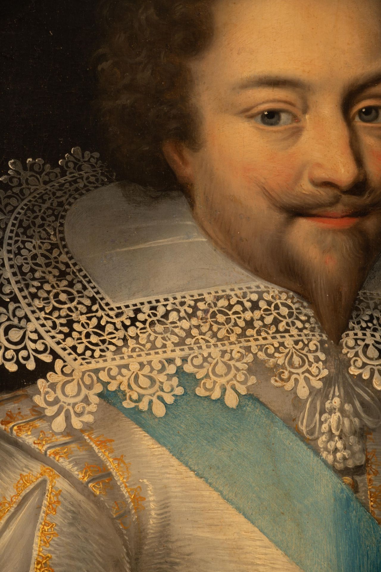 A portrait of Charles d'Albert, Le Connétable de Luynes, 17thC, 27,5 x 34,5 cm - Image 6 of 7